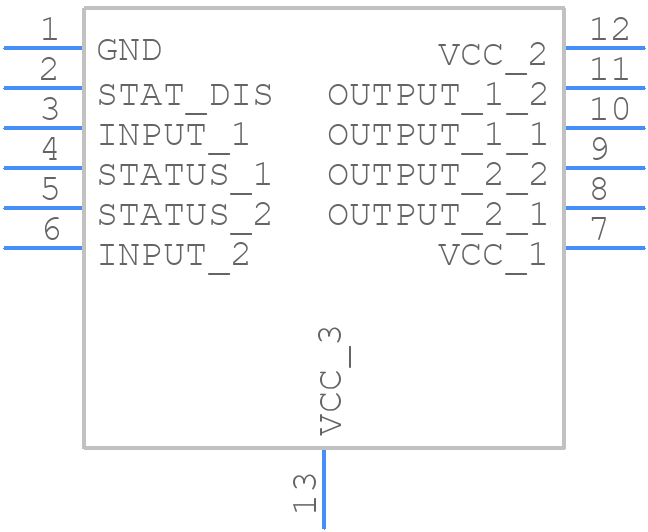 VND5050JTR-E - STMicroelectronics - PCB symbol