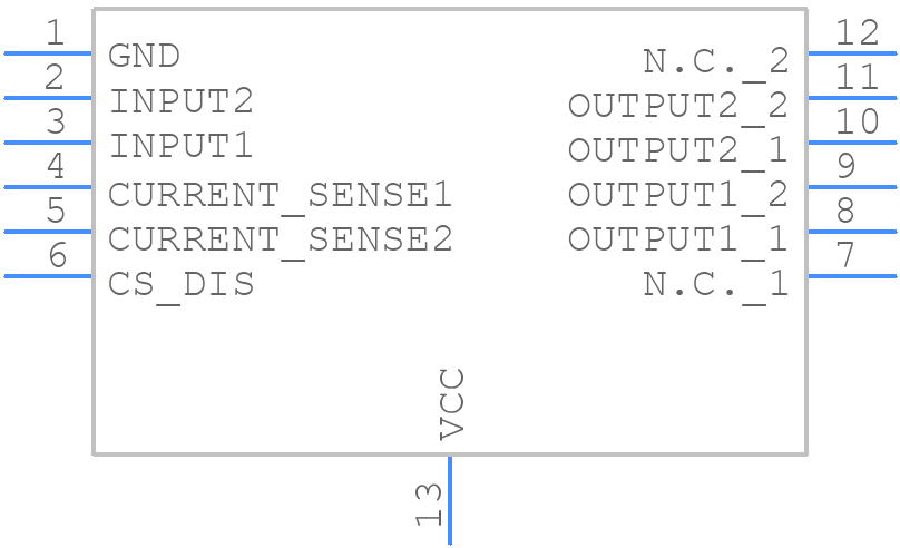 VND5E160AJTR-E - STMicroelectronics - PCB symbol
