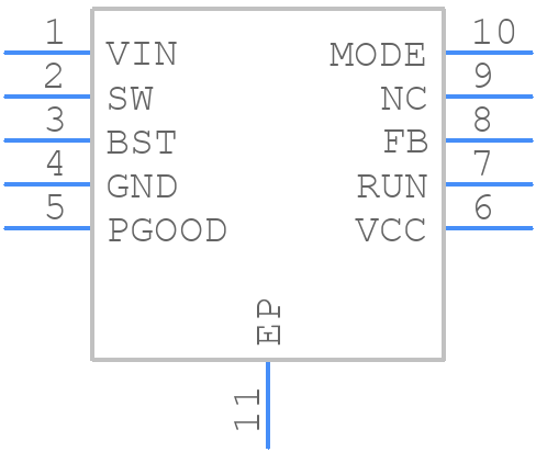 LTC3103IDD#PBF - Analog Devices - PCB symbol