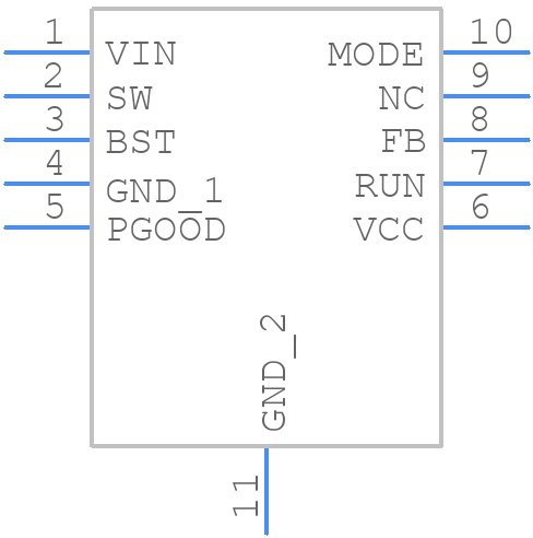 LTC3103IMSE#PBF - Analog Devices - PCB symbol