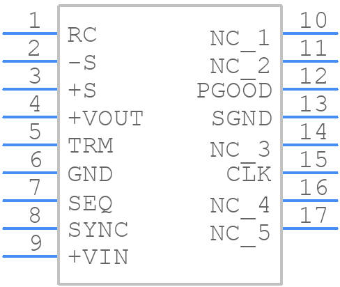BRNS20 - Cosel - PCB symbol