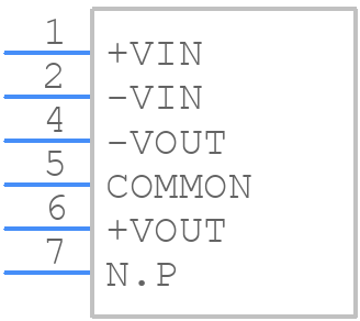 IR0515S - XP POWER - PCB symbol