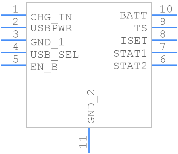 LM3658SDX-A/NOPB - Texas Instruments - PCB symbol