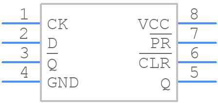 TC7W74FU,LF - Toshiba - PCB symbol