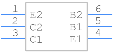 SBC856BDW1T1G - onsemi - PCB symbol