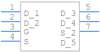 SIA437DJ-T1-GE3 - Vishay - PCB symbol