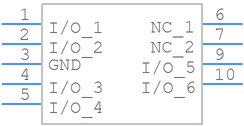 RCLAMP3324P.TNT - SEMTECH - PCB symbol