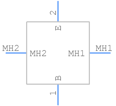 MJ2955 - Multicomp Pro - PCB symbol