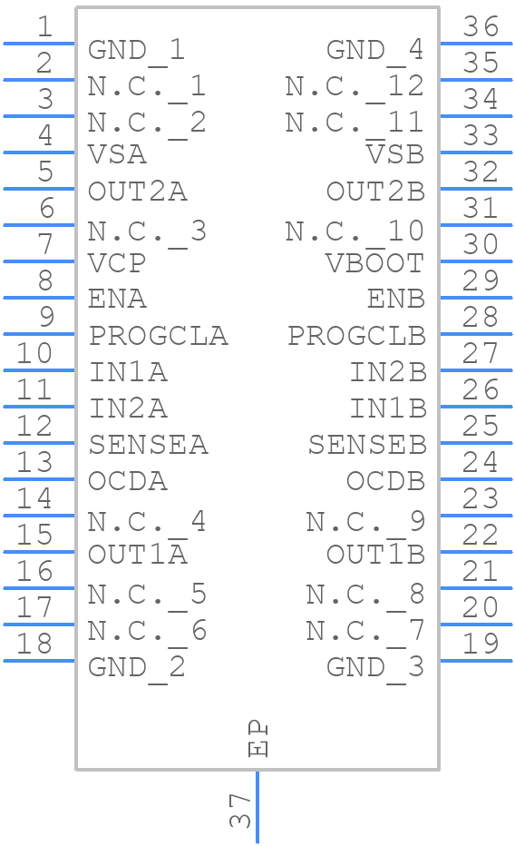L6206PD013TR - STMicroelectronics - PCB symbol