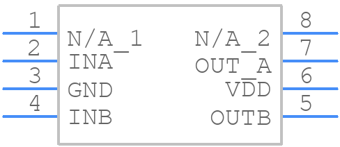 UCC37323PG4 - Texas Instruments - PCB symbol