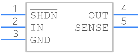 LT1963AET-2.5#PBF - Analog Devices - PCB symbol