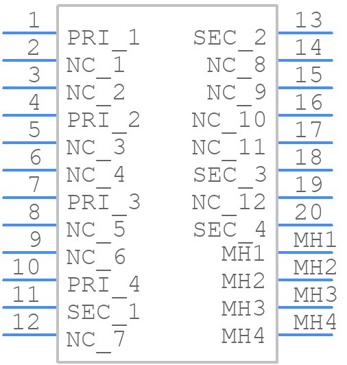1213857 - RS Pro - PCB symbol