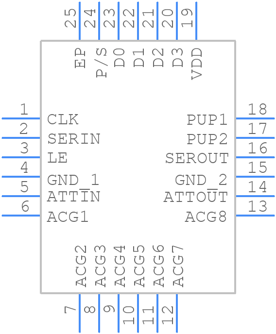 HMC629ALP4E - Analog Devices - PCB symbol