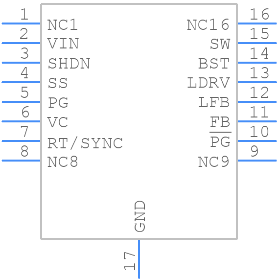 LT3500EMSE#PBF - Analog Devices - PCB symbol