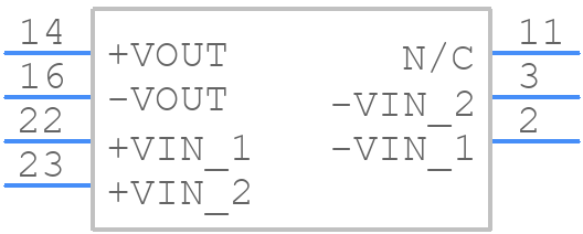 JCA0324S05 - XP POWER - PCB symbol