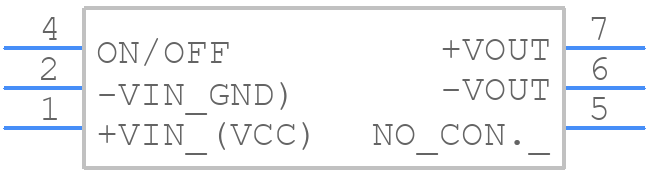 TDN 1-2411WI - Traco Power - PCB symbol