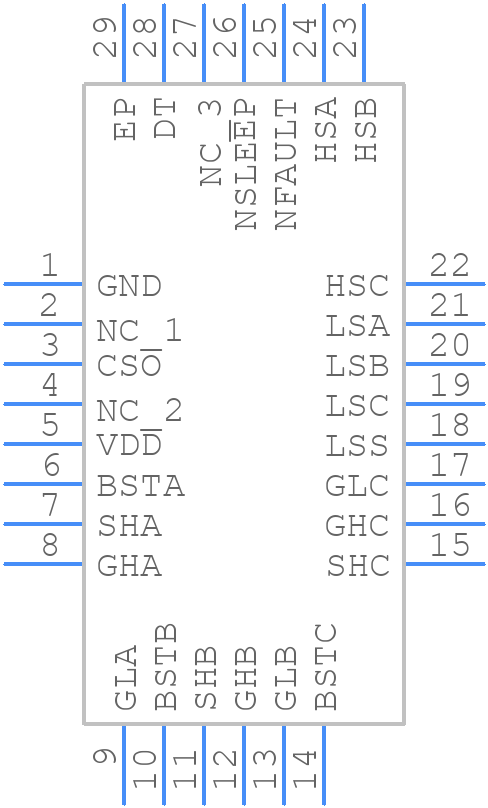 MP6539BGV-P - Monolithic Power Systems (MPS) - PCB symbol
