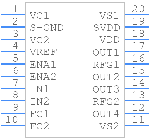 LB1939T-TLM-E - onsemi - PCB symbol