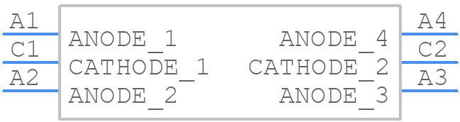 LT G6SP-CBEB-25-1-Z - ams OSRAM - PCB symbol