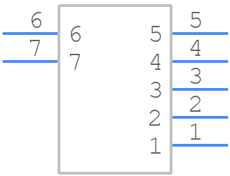 SSSF115300 - ALPS Electric - PCB symbol