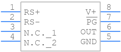 MAX4172GUA+ - Analog Devices - PCB symbol
