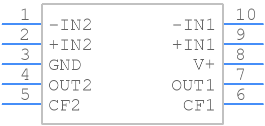 AD8213WHRMZ - Analog Devices - PCB symbol