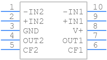 AD8213YRMZ-R7 - Analog Devices - PCB symbol