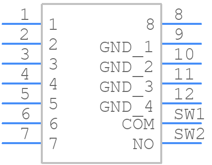 PJS008-2130-0 - Yamaichi - PCB symbol