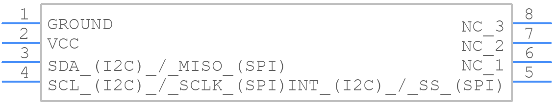 4525DO-DS5AI001DP - TE Connectivity - PCB symbol