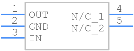 NCP716BSN500T1G - onsemi - PCB symbol