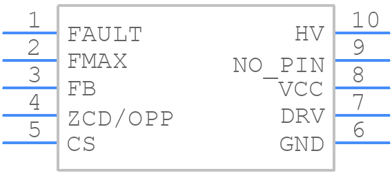 NCP1340B3D1R2G - onsemi - PCB symbol