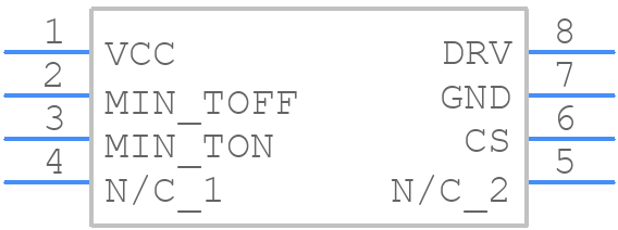 NCP4308DDR2G - onsemi - PCB symbol