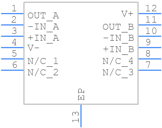 LT1469IDF-2#PBF - Analog Devices - PCB symbol