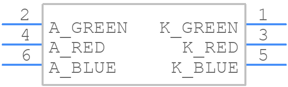 SMTL6-RGB - Bivar - PCB symbol