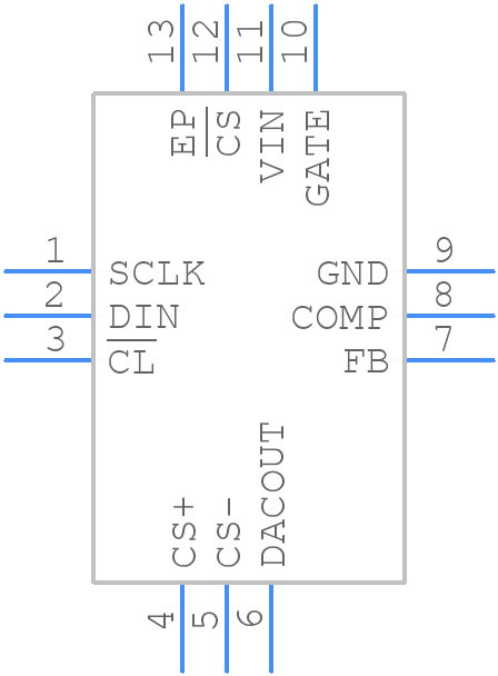 MAX1932ETC+T - Analog Devices - PCB symbol