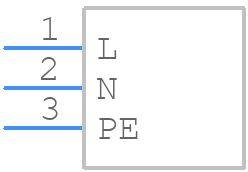 DC21.0021.1111 - SCHURTER - PCB symbol