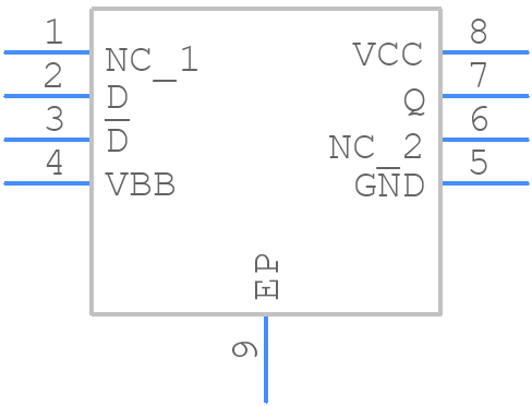 MC100EPT21MNR4G - onsemi - PCB symbol