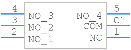 CS-4-14NTB - Nidec Copal - PCB symbol