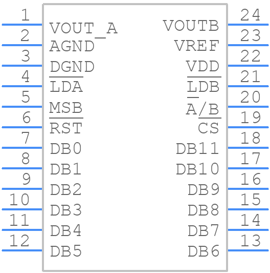 AD8582AR - Analog Devices - PCB symbol