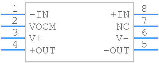 AD8138ARZ-RL - Analog Devices - PCB symbol