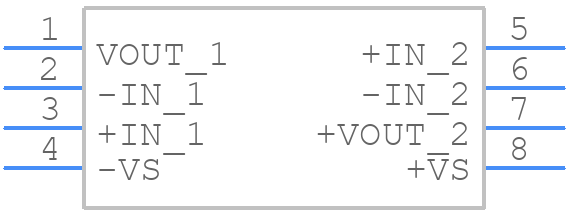 AD8030ARJZ-R2 - Analog Devices - PCB symbol