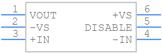 ADA4853-1AKSZ-R7 - Analog Devices - PCB symbol