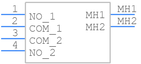 SRBM1L0800 - ALPS Electric - PCB symbol