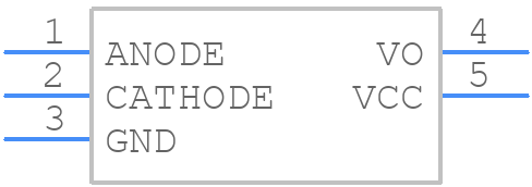 FODM452 - onsemi - PCB symbol