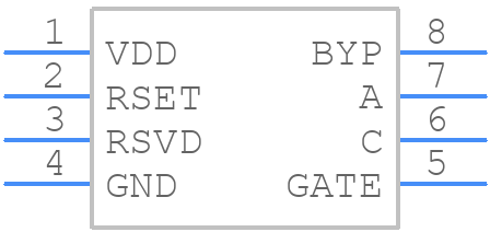 TPS2412PWR - Texas Instruments - PCB symbol