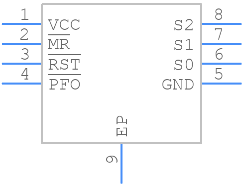 LTC2935IDC-2#TRMPBF - Analog Devices - PCB symbol