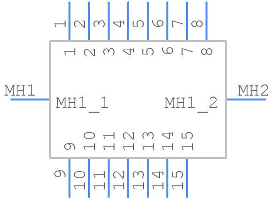 09652627812 - HARTING - PCB symbol