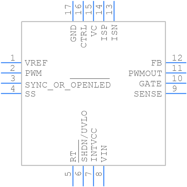 LT3755EUD#TRPBF - Analog Devices - PCB symbol