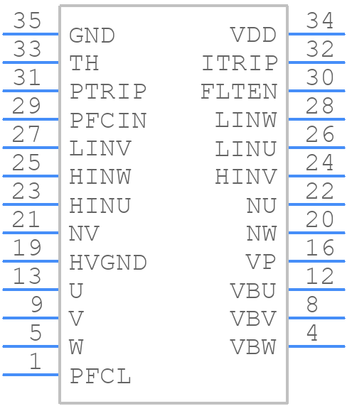STK57FU394AG-E - onsemi - PCB symbol
