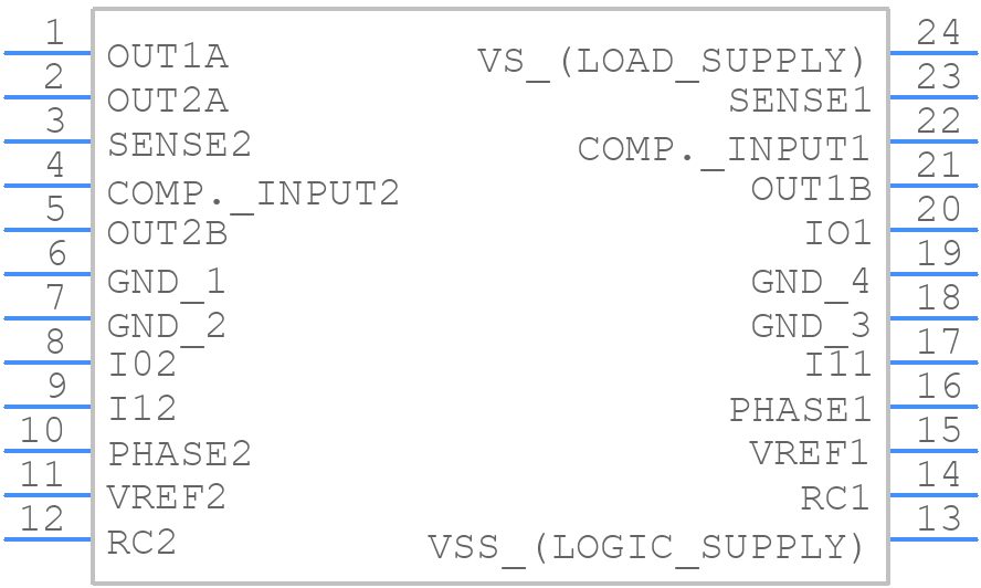 L6219DS013TR - STMicroelectronics - PCB symbol